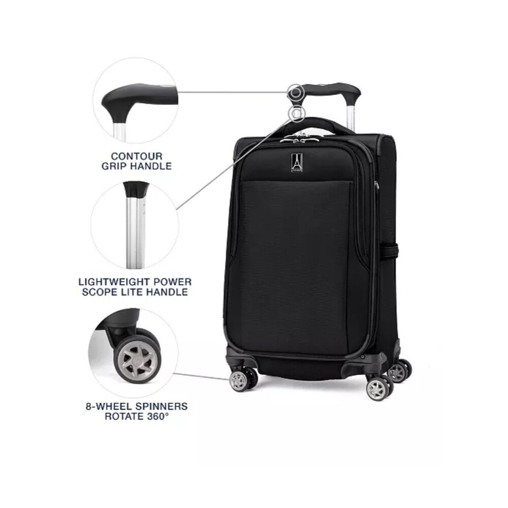 Travelpro WalkAbout 7 carry on 22 Exp Spinner,luggage suitcase travel bag - Picture 2 of 16